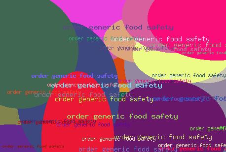 ORDER GENERIC FOOD SAFETY
